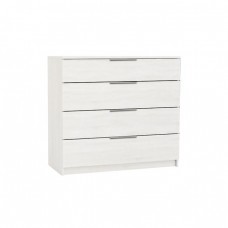 Συρταριέρα με 4 Συρτάρια, Απόχρωση Άσπρο DRAWER Woodwell 80x40x83υψ 22075Ε759,3