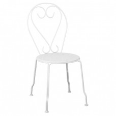 BISTRO Καρέκλα Μέταλλο Βαφή Άσπρο 41x48x90υψ Woodwell 14779 Ε5182,1