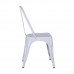 RELIX Καρέκλα, Μέταλλο Βαφή Άσπρο 44x49x84υψ Woodwell 22732 Ε5191,MW