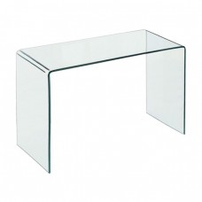 Glasser Κονσόλα - Γραφείο Διάφανο Γυαλί 12mm Woodwell 120x60x75υψ 15897 ΕΜ736