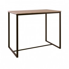 Henry Τραπέζι BAR Μέταλλο Βαφή Σκούρο Καφέ - Sonoma Woodwell 100x60x86υψ 22129 ΕΜ9795,1Τ