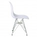 ART Καρέκλα Τραπεζαρίας Κουζίνας Μέταλλο Χρώμιο - PP Άσπρο 46x55x82υψ Woodwell 18327 ΕΜ124,11P 