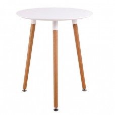 ART Τραπέζι Άσπρο MDF Φ60 H.70cm Woodwell 13688 Ε7089,1 