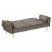 FLICK Καναπές - Κρεβάτι Σαλονιού - Καθιστικού, 3Θέσιος Ύφασμα Velure Καφέ Sofa:211x87x81- Bed:211x111x40 Woodwell 24529 Ε9445,1 