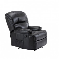 SPACE Πολυθρόνα Relax Σαλονιού - Καθιστικού PU Μαύρο 88x93x102υψ Woodwell 25286 Ε9731,20 