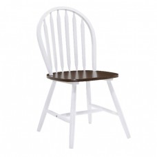 SALLY Καρέκλα Άσπρο - Καρυδί 44x51x93υψ Woodwell 19331 Ε7080,5 