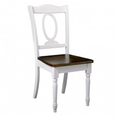 NAPOLEON Καρέκλα Tραπεζαρίας Ξύλο Άσπρο, Καρυδί 44x55x96υψ Woodwell 19332 Ε7072,5 