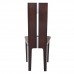 MILENO Καρέκλα Οξιά Καρυδί Burn Beech Ύφασμα Καφέ 46x47x103υψ  Woodwell 8064 Ε7675 