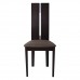 MILENO Καρέκλα Οξιά Καρυδί Burn Beech Ύφασμα Καφέ 46x47x103υψ  Woodwell 8064 Ε7675 