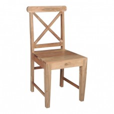 KIKA Καρέκλα Tραπεζαρίας Κουζίνας - Ξύλο Ακακία Φυσικό 46x50x94υψ Woodwell 18503 ΕΑ7024 