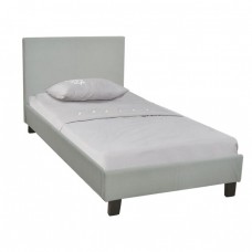 WILTON Κρεβάτι Μονό, για Στρώμα 90x190cm, Ύφασμα Απόχρωση Grey Stone 97x203x89υψ Woodwell 22940 Ε8060,F1
