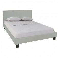 WILTON Κρεβάτι Διπλό για Στρώμα 140x190cm, Ύφασμα Απόχρωση Grey Stone 149x203x89υψ Woodwell 22942 Ε8031,F1