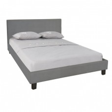 WILTON Κρεβάτι Διπλό, για Στρώμα 160x200cm, Ύφασμα Γκρι 169x213x89υψ Woodwell 22945 Ε8054,F2