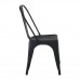 RELIX Καρέκλα, Μέταλλο Βαφή Μαύρο Extra Matte 44x49x84υψ Woodwell 21345 Ε5191,1ΜW