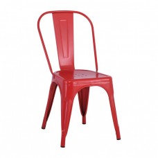 RELIX Καρέκλα, Μέταλλο Βαφή Κόκκινο Matte 44x49x84υψ Woodwell 22734 Ε5191,2MW