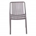 MODA Καρέκλα-Pro Στοιβαζόμενη PP - UV Protection, Απόχρωση Mocha 48x57x80υψ Woodwell 24293 Ε3801,3