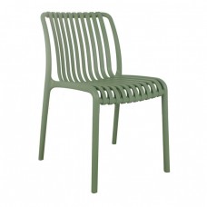 MODA Καρέκλα-Pro Στοιβαζόμενη PP - UV Protection, Απόχρωση Πράσινο 48x57x80υψ Woodwell 24519 Ε3801,4