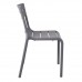 SERENA Καρέκλα, Στοιβαζόμενη PP - UV Ανθρακί 51x56x82υψ Woodwell 24760 Ε3806,1