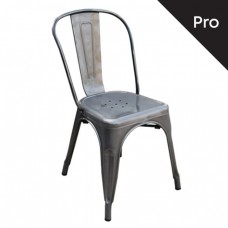 RELIX Καρέκλα-Pro, Μέταλλο Βαφή σε Απόχρωση Metal με Διακοσμητική Σκουριά 45x51x85υψ Woodwell 14758 Ε5191,6