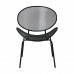OLIVER Καρέκλα K/D Κήπου Βεράντας, Μέταλλο Βαφή Μαύρο 65x61x86υψ Woodwell 20255 Ε528,1