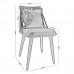 DANTE Καρέκλα, Μέταλλο Βαφή Μαύρο, PU Vintage Brown 42x49x79υψ Woodwell 20569 ΕΜ715,1