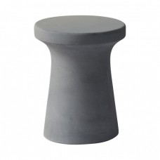 CONCRETE Σκαμπό Κήπου - Βεράντας, Cement Grey Φ 35cm H.45cm Woodwell 21748 Ε6205