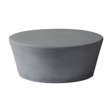 CONCRETE Τραπεζάκι Σαλονιού Cement Grey Φ75cm H.30cm Woodwell 21758 Ε6209