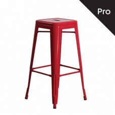 RELIX Σκαμπό Bar-Pro, Μέταλλο Βαφή Κόκκινο 43x43 H.76cm Woodwell 14489 Ε5190,2