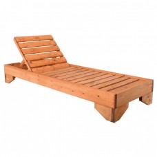 VERANO Ξαπλώστρα Καρυδί Pine (πεύκο) 77x214x28υψ Woodwell 24205 Ε225,1W 