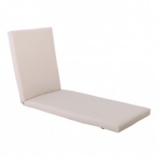 SUNLOUNGER Μαξιλάρι Ξαπλώστρας Ύφασμα Sandy Water Repellent, Foam+Polyester Φερμουάρ-Velcro 196(78+118)x60x7cm Woodwell 23729 Ε2017,7 