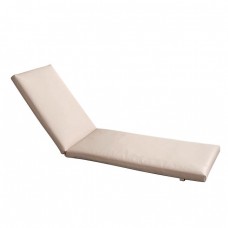 SUNLOUNGER Μαξιλάρι Ξαπλώστρας PVC Μπεζ με Φερμουάρ & Velcro (Foam+Polyester) 196(78+118)x60x7cm Woodwell 24471 Ε2017,82 