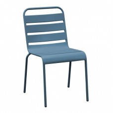 BRIO Καρέκλα-Pro Στοιβαζόμενη Μέταλλο Βαφή Sandy Blue 5415C 48x59x79cm Woodwell 24727 Ε543,2
