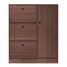 Παπουτσοθήκη Απόχρωση Καρυδί 100x24x112υψ Woodwell 25602 Ε834,1 
