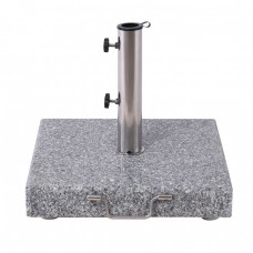 ΒΑΣΗ ομπρέλας τετράγωνη Γρανίτης/Inox #304 (40Kg) 45x45 H.7,5/37cm Woodwell 25731 Ε932 ΒΑΣΗ ομπρέλας τετράγωνη Γρανίτης/Inox #304 (40Kg) 45x45 H.7,5/37cm Woodwell 25731 Ε932