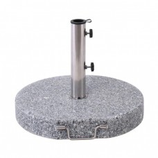 ΒΑΣΗ ομπρέλας στρογγυλή Γρανίτης/Inox #304 (40Kg) Φ50 H.7,5/37cm Woodwell 25732 Ε933 ΒΑΣΗ ομπρέλας στρογγυλή Γρανίτης/Inox #304 (40Kg) Φ50 H.7,5/37cm Woodwell 25732 Ε933