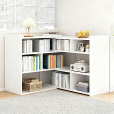 MULTI Βιβλιοθήκη πολλαπλών διαστάσεων, Απόχρωση Άσπρο 80/150x24x90cm Woodwell 26644 ΕΟ302,2 MULTI Βιβλιοθήκη πολλαπλών διαστάσεων, Απόχρωση Άσπρο 80/150x24x90cm Woodwell 26644 ΕΟ302,2