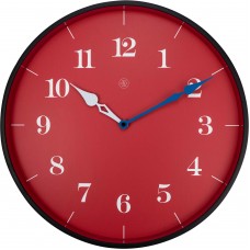 Ρολόι Τοίχου Πλαστικό Κόκκινο NexTime 40εκ Νο 7330 52973300