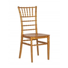 Tiffany καρέκλα Polypropylene - Polycarbonate Gold Avant Garde 38x41x92(43,5)cm Indoor/Outdoor