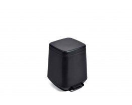 Πεντάλ Πλαστικό Μαύρο Soft Close 7lt 24x31υψ Taf Line 8901 Viopsyctr
