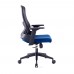Καρέκλα Γραφείου Μαύρο - Μπλε Stabilo Liberta 47,5x43x100/110υψ 25-0606