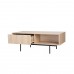 Rigote Coffee Table 1Συρτάρι Sonoma Μαύρο 120x59x45υψ Liberta 04-0634