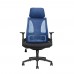 TIE Καρέκλα Γραφείου Μπλε Μαύρο 66x64xH120-130cm Liberta 25-0617