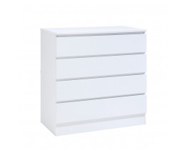 POLO ΚΟΜΟΤΑ 4ΣΥΡΤΑΡΙΑ ΛΕΥΚΟ 76x40xH81cm Liberta 09-1790