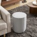 GEOMETRICAL 2 SIDE TABLE ΛΕΥΚΟ 35x35x46cm LIBERTA 04-1218 GEOMETRICAL 2 SIDE TABLE ΛΕΥΚΟ 35x35x46cm LIBERTA 04-1218