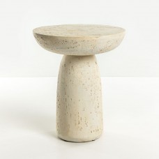 POROS SIDE TABLE BEIGE 40x40x46.3cm LIBERTA 04-1250 POROS SIDE TABLE BEIGE 40x40x46.3cm LIBERTA 04-1250