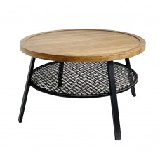 FILET COFFEE TABLE ΦΥΣΙΚΟ ΜΑΥΡΟ 75x75x43cm LIBERTA 04-0974 FILET COFFEE TABLE ΦΥΣΙΚΟ ΜΑΥΡΟ 75x75x43cm LIBERTA 04-0974