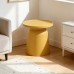 DOMI COFFEE TABLE ΜΟΥΣΤΑΡΔΙ 47x47x46cm LIBERTA 54-0006 DOMI COFFEE TABLE ΜΟΥΣΤΑΡΔΙ 47x47x46cm LIBERTA 54-0006
