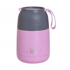 Θερμός Φαγητού 450ml Baby Pink Ecolife 33-BO-9076 Θερμός Φαγητού 450ml Baby Pink Ecolife 33-BO-9076