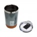 Light Grey (Cork Bottom) Coffee Thermos 370ml | Διαφανές Καπάκι Ecolife 33-BO-4107 Light Grey (Cork Bottom) Coffee Thermos 370ml | Διαφανές Καπάκι Ecolife 33-BO-4107