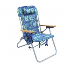 Tommy Bahama ΚΑΡΕΚΛΑ ΠΑΡΑΛΙΑΣ & CAMPING- 42cm ΥΨΟΣ ΚΑΘΙΣΜΑΤΟΣ -ΑΛΟΥΜΙΝΙΟΥ 4 ΘΕΣΕΩΝ ME POLYESTER 600D 141TB-9726 VELCO